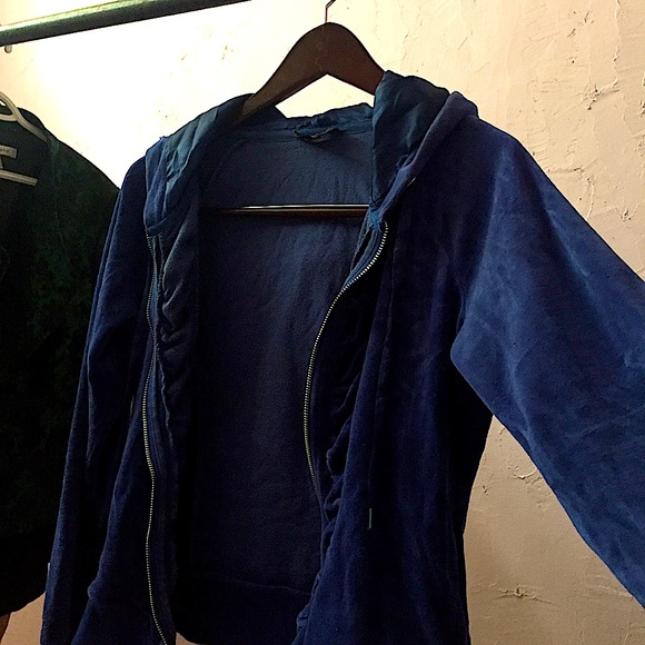 Bebe Velvet Feel Street + Dance Zip Up Hoodie - Picture 7 of 8